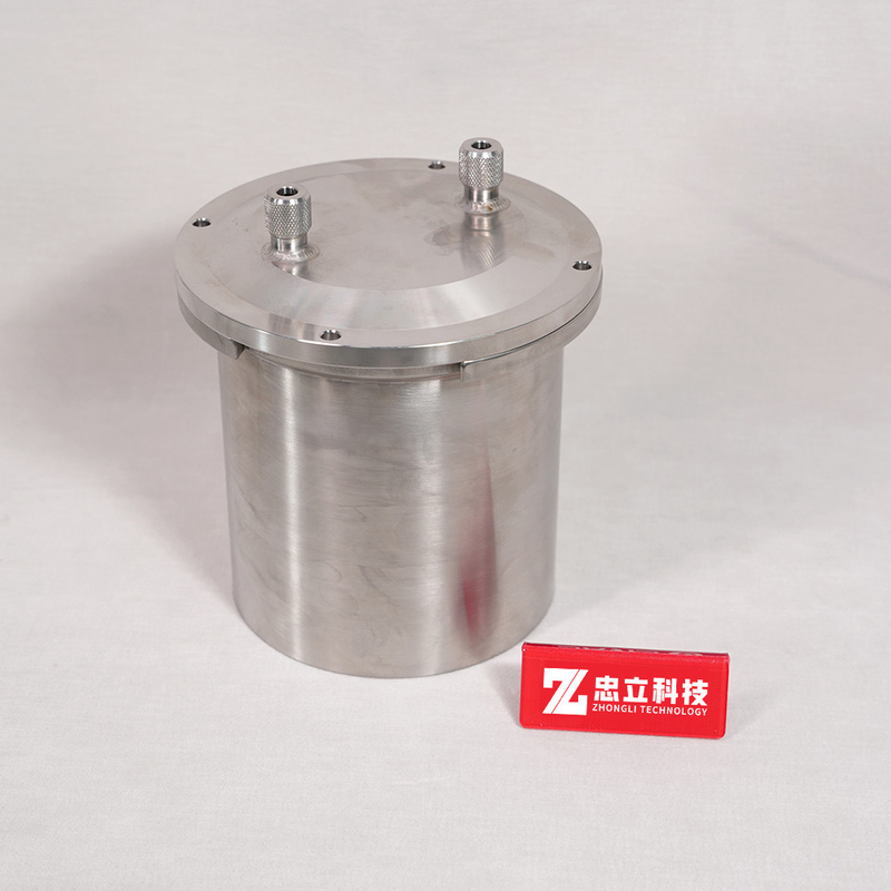 Gas Tight Ball Mill Container Ceramic Grinding Jar For Argon Nitrogen Atmosphere Milling