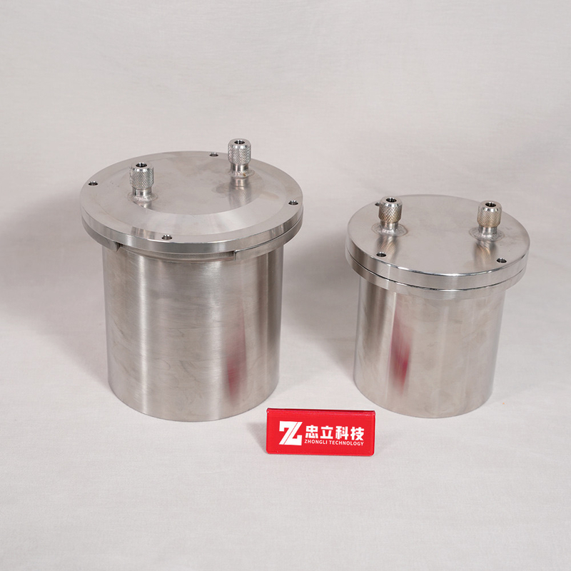 Gas Tight Ball Mill Container Ceramic Grinding Jar For Argon Nitrogen Atmosphere Milling