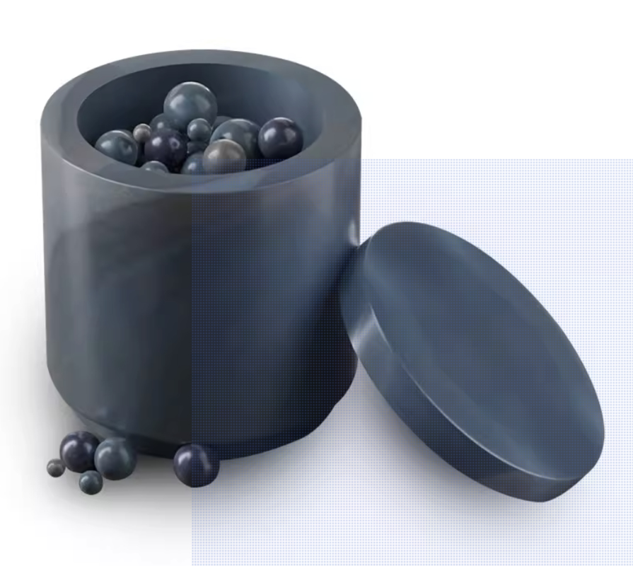 A Laboratory High Purity Agate Ball Milling Jar For Mechanical Alloying Of Sample Materials