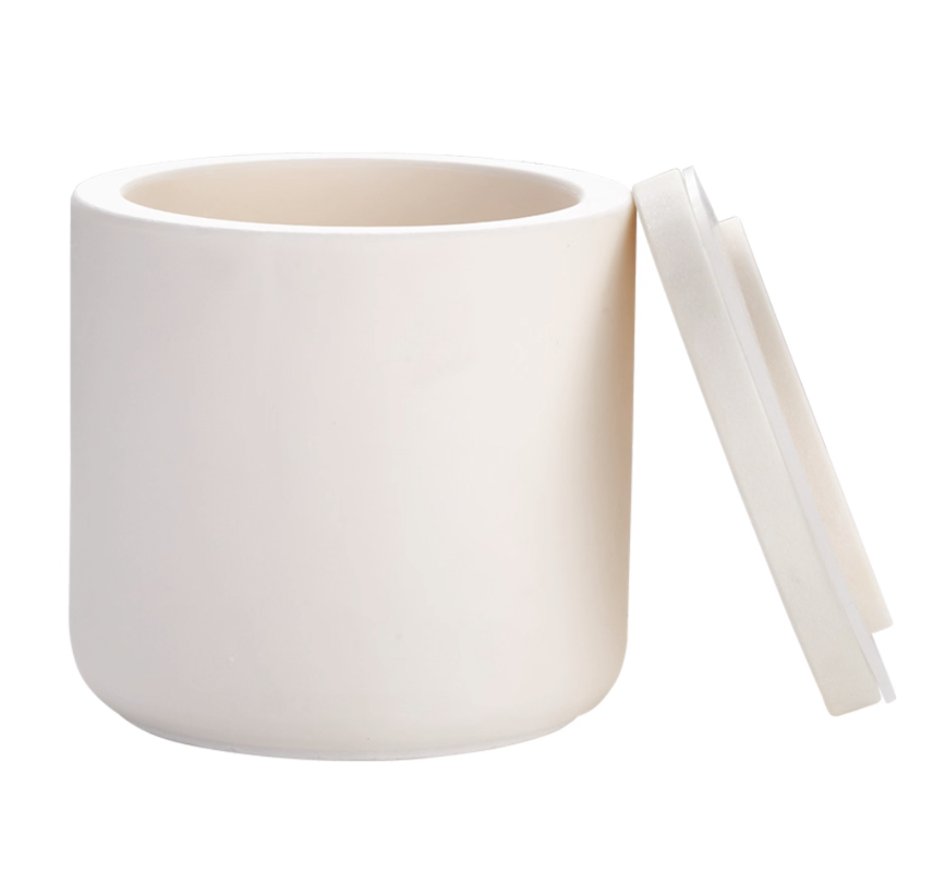99% Alumina Corundum Ball Mill Jar Wear-resistant Planetary Ball Mill Vertical Cylindrical