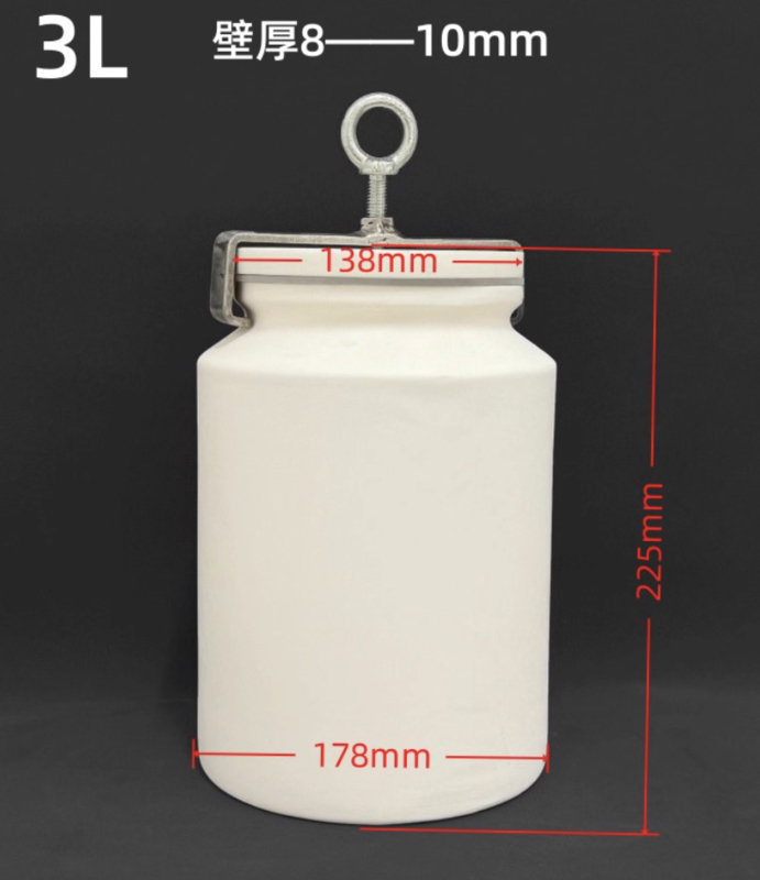 Direct-sale planetary horizontal ball milling jars and alumina corundum grinding jars customized