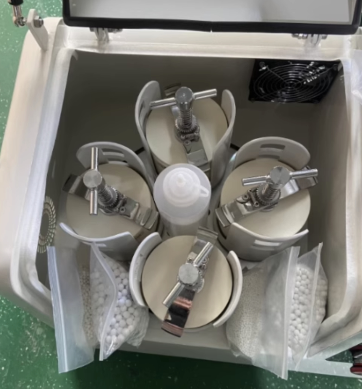 Laboratory small planetary ball mill,dry and wet pulverizer, nano sample preparation,silent soil grinding