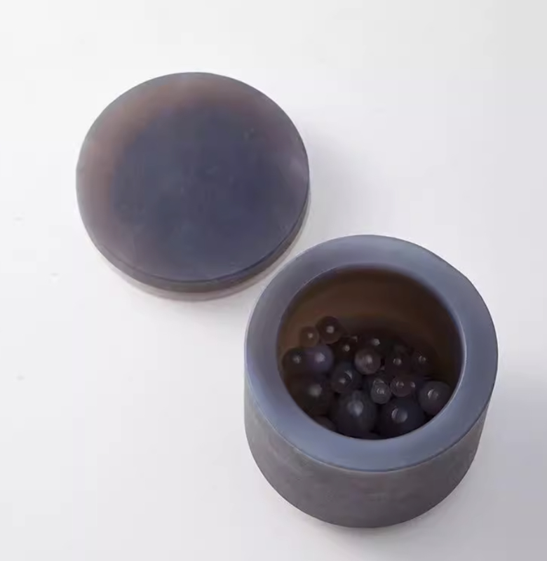 Natural agate ball milling jars high temperatures, acids and alkalis can be customized as needed