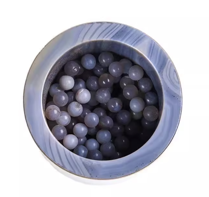 Natural agate ball milling jars high temperatures, acids and alkalis can be customized as needed