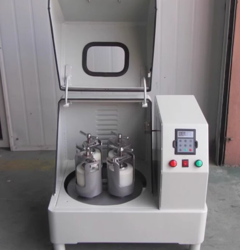 Vertical square planetary ball mill XQM-0.4-100L laboratory metal powder soil grinder