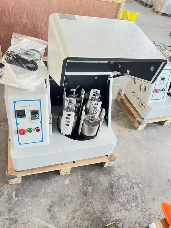 Planetary ball mill laboratory soil iron powder grinding equipment, stainless steel/zirconia/ceramic 