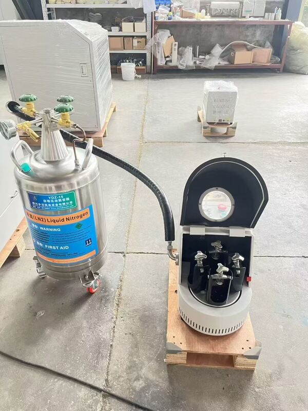 Small Vertical  Ball Mill Laboratory XQM Planetary Ball Mill  Rapid Four-cylinder Agate Grinding Machine