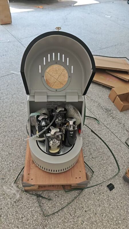 Moinho Planetário Vertical com Jarras Quadradas para Moagem Seca e Úmida em Nanoescala