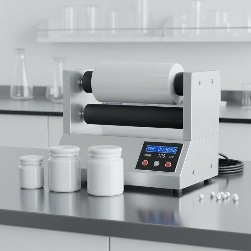 50 Ml 100 Ml 250 Ml Jar Volume Ball Milling Machine 500mm 300mm 340mm Dimension Suitable for Laboratory Material Grinding