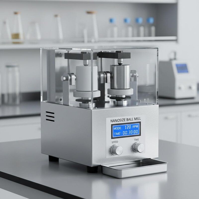 Molino de bolas a nanoescala con 1 μm de finura final para la molienda en seco y en húmedo utilizando medios de molienda de acero inoxidable