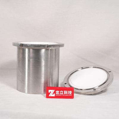 250ml 100mm Vacuum Ball Mill Jar pot Accessories For Harsh Lab